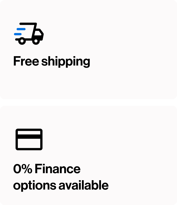 Free shipping. 0% finance options available.