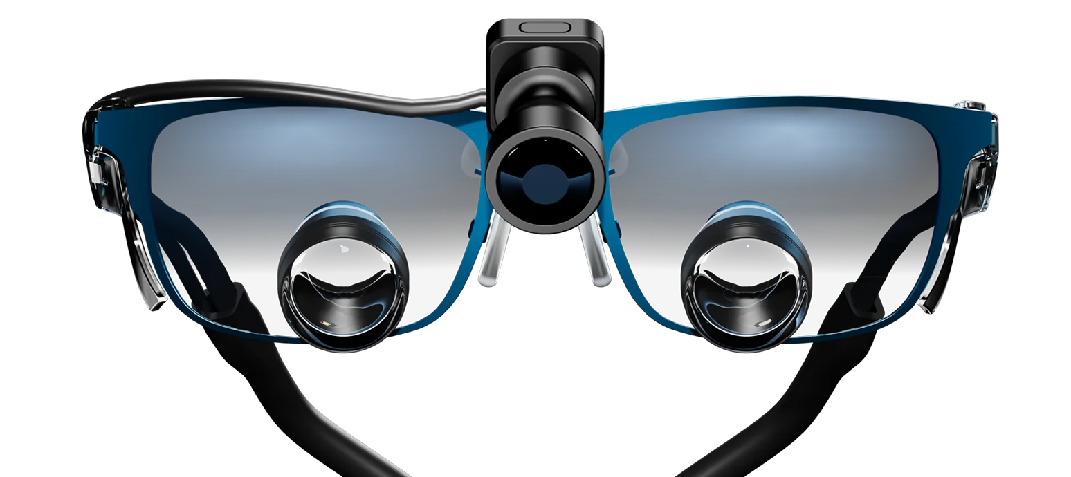 Surgical loupes with Ignis 4 headlight